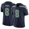 S.Seahawks #8 Jadarian Price Player Navy Limited Vapor F.U.S.E. Home Game Mdoa Stitched Jerseys