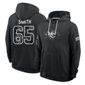 KC.Chiefs #65 Trey Smith Player 2026 Black Logo Pullover Hoodies Limited Game Stitched Jerseys