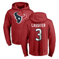 H.Texans #3 Kamari Lassiter Player Red Pro Line Pullover Hoodie Limited Game Mdoa Stitched Jerseys