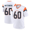 D.Broncos #60 Luke Wattenberg Player White Home Game Mdoa Stitched Jerseys