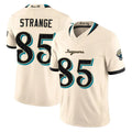 J.Jaguars #85 Brenton Strange Player Natural Limited 2026 Rivalries Collection Game Mdoa Stitched Jerseys