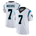 C.Panthers #7 Tre'von Moehrig Player White Vapor Untouchable Limited Game Mdoa Stitched Jerseys
