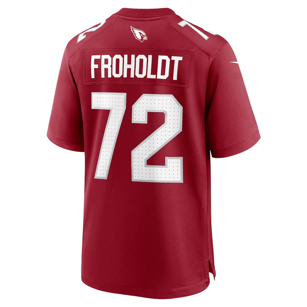 Mdoa A.Cardinals #72 Hjalte Froholdt Cardinal Team Game Jersey