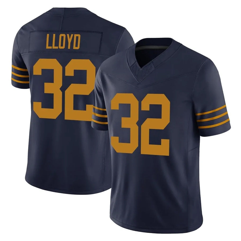 GB.Packers #32 MarShawn Lloyd Player Navy The 1923 Classic Vapor F.U.S.E. Home Game Mdoa Stitched Jerseys