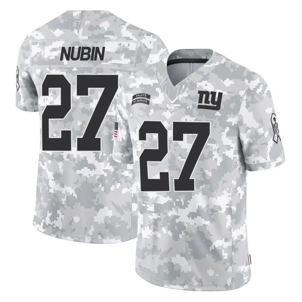 NY.Giants #27 Tyler Nubin Player Arctic Camo Salute To Service Limited Game Mdoa Stitched Jerseys