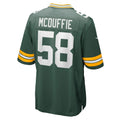 Mdoa GB.Packers #58 Isaiah McDuffie Green Game Jersey