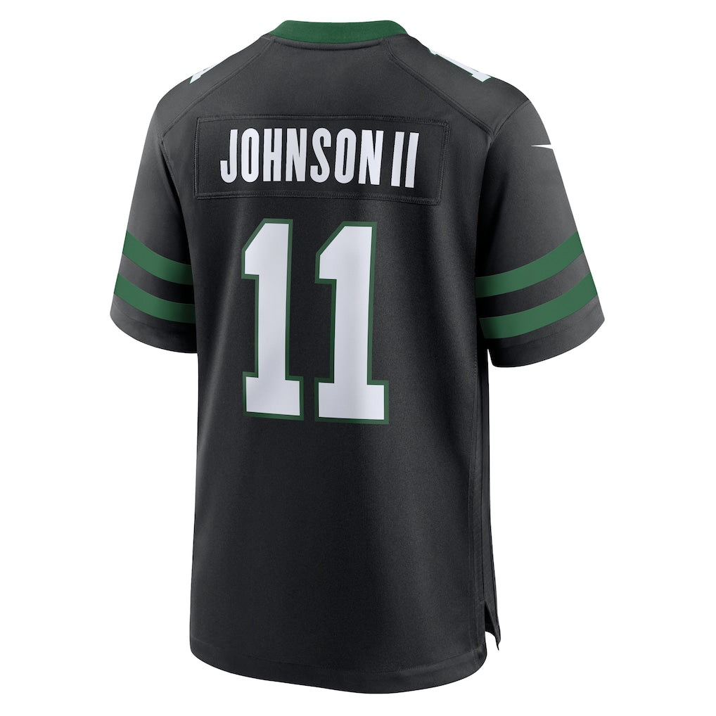Mdoa NY.Jets #11 Jermaine Johnson II Legacy Black Alternate Game Jersey