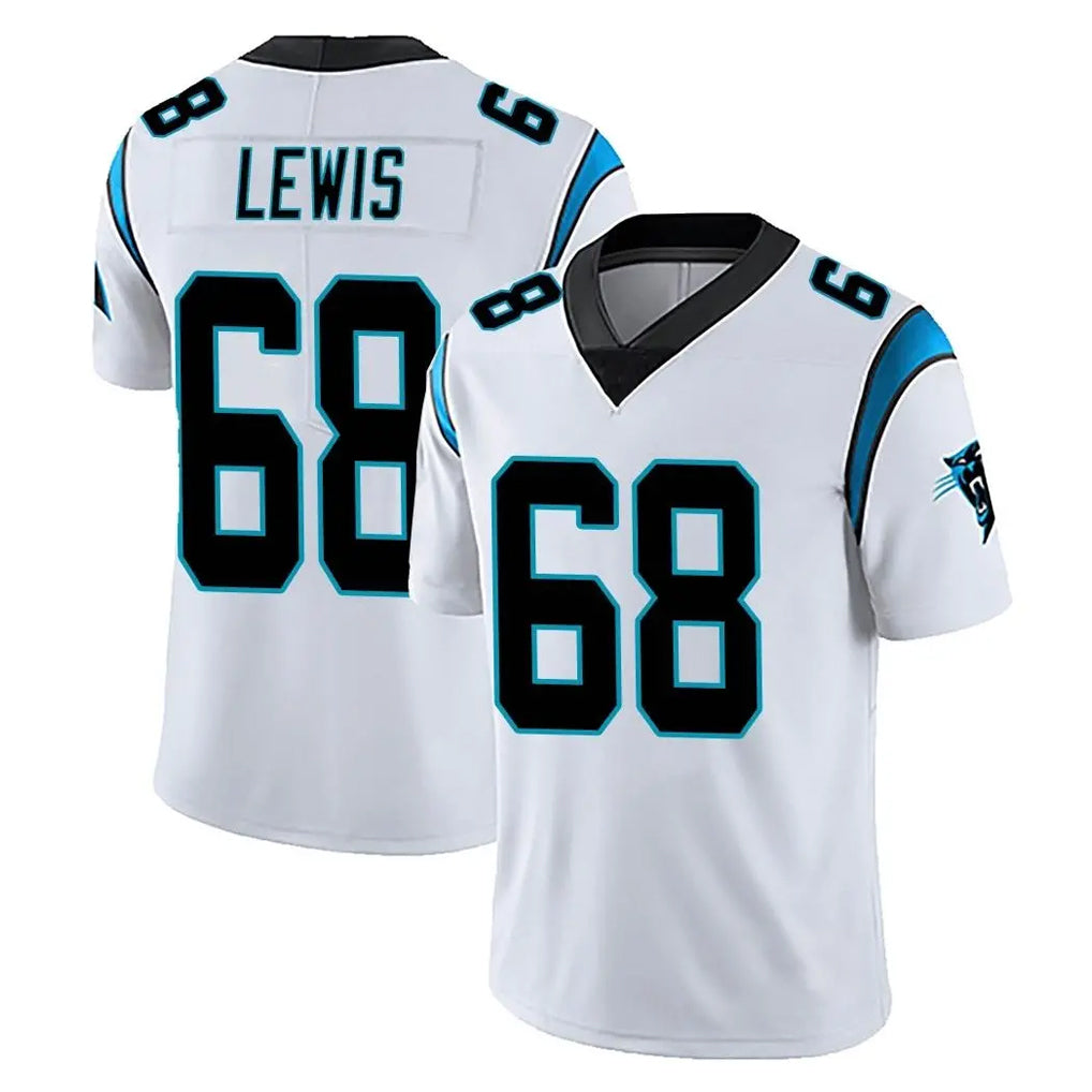 C.Panthers #68 Damien Lewis Player White Vapor Untouchable Limited Game Mdoa Stitched Jerseys