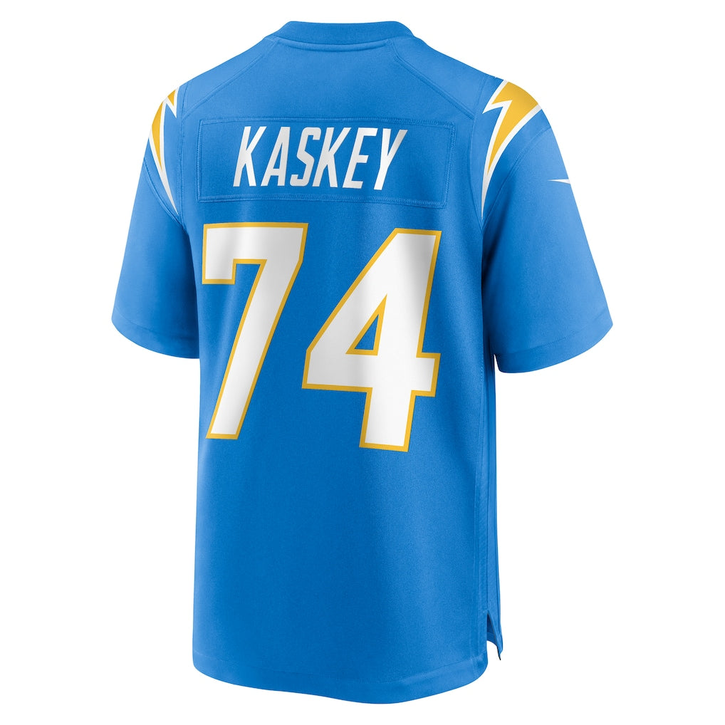 Mdoa LA.Chargers #74 Matt Kaskey Powder Blue Team Game Jersey