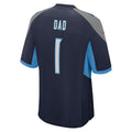 Mdoa T.Titans #1 Dad Navy Game Jersey