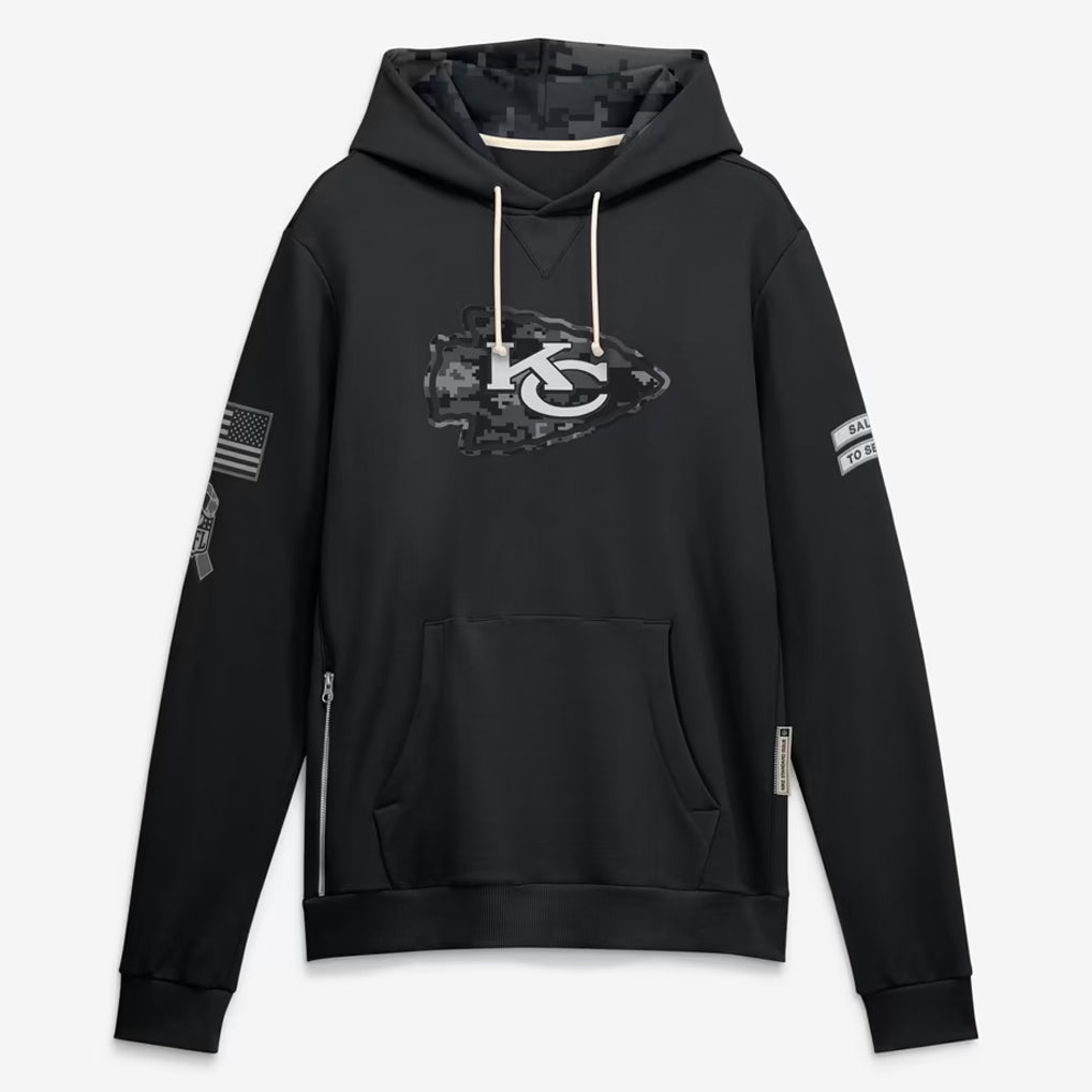 KC.Chiefs 2026 Black Logo Pullover Hoodies Limited Game Mdoa Stitched Jerseys