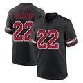 A.Cardinals #22 Tyler Allgeier Player Black Alternate Game Mdoa Stitched Jerseys