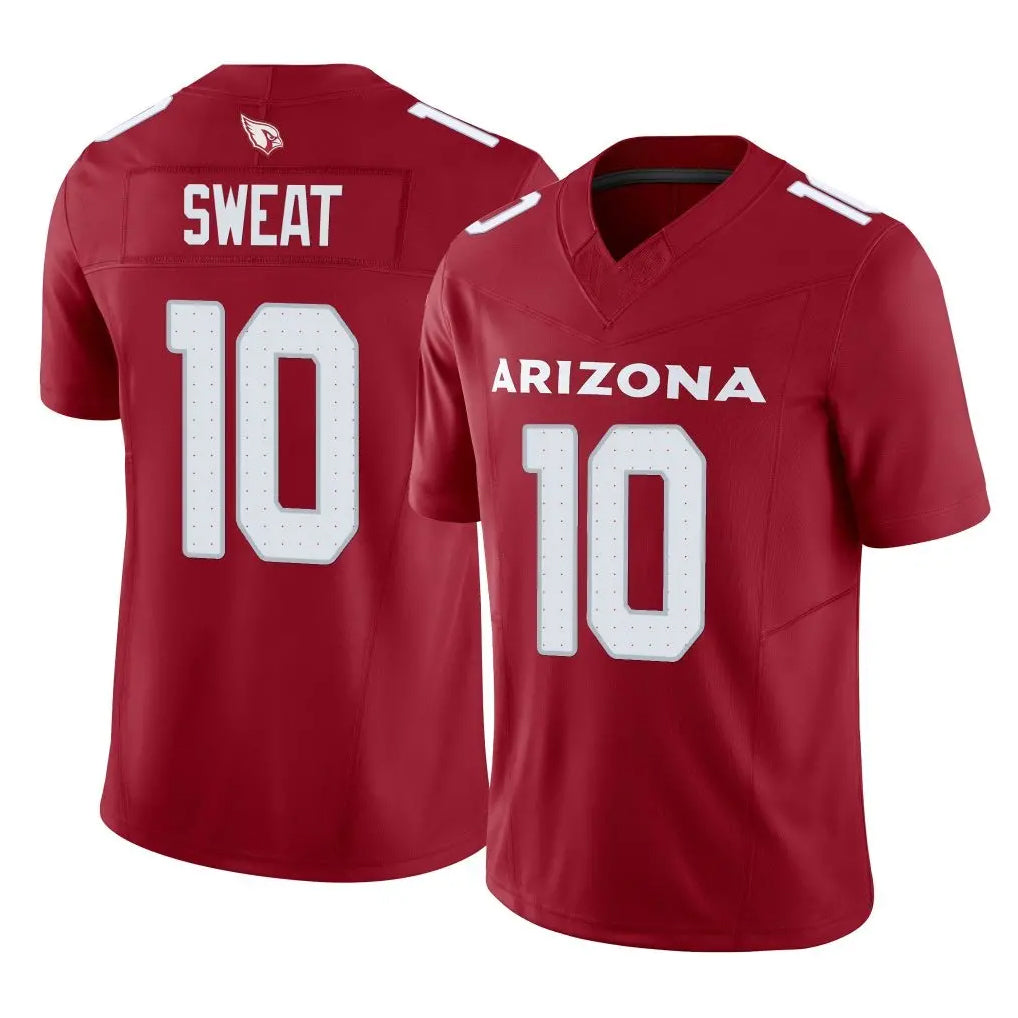 A.Cardinals #10 Josh Sweat Player Cardinal Vapor F.U.S.E. Limited Home Game Mdoa Stitched Jerseys