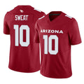 A.Cardinals #10 Josh Sweat Player Cardinal Vapor F.U.S.E. Limited Home Game Mdoa Stitched Jerseys
