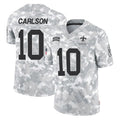 NO.Saints #10 Daniel Carlson Player Arctic Camo Salute To Service Limited Game Mdoa Stitched Jerseys