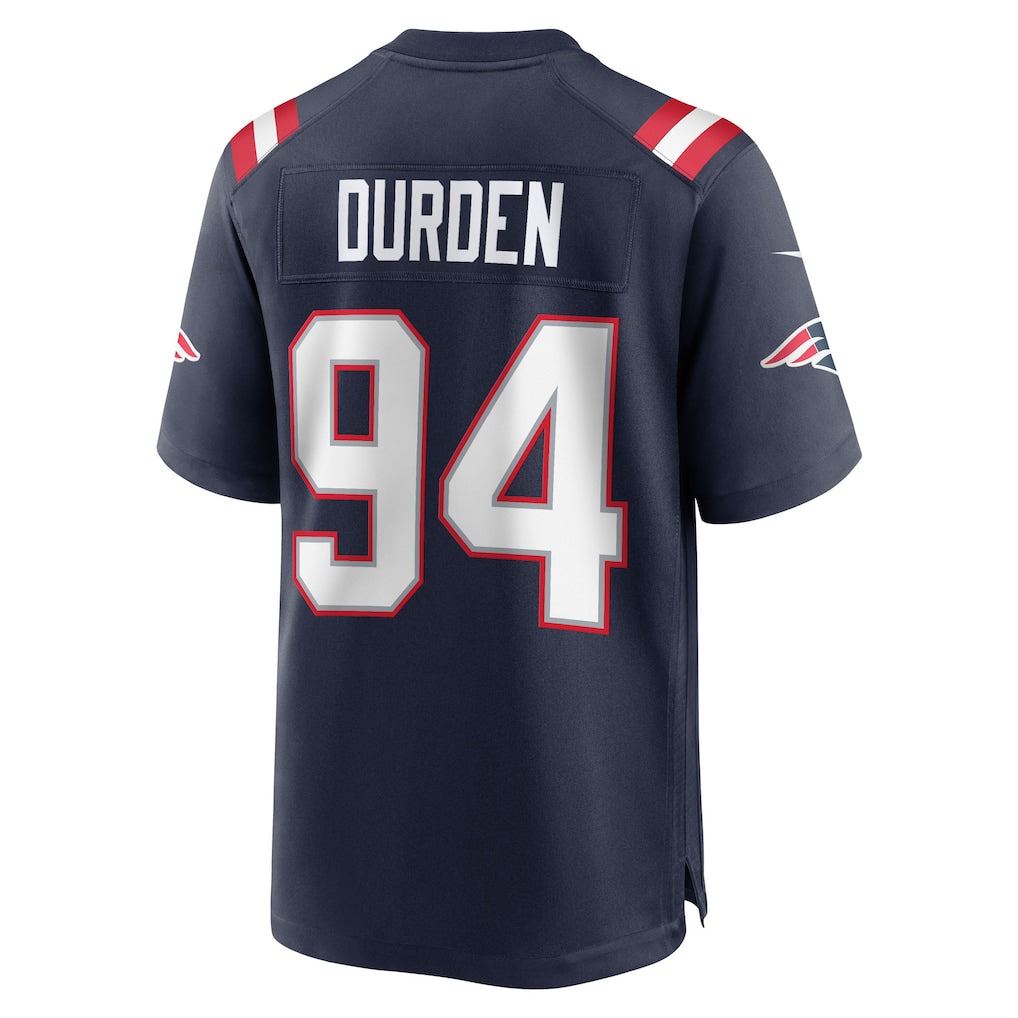 Mdoa NE.Patriots #94 Cory Durden Navy Team Game Jersey
