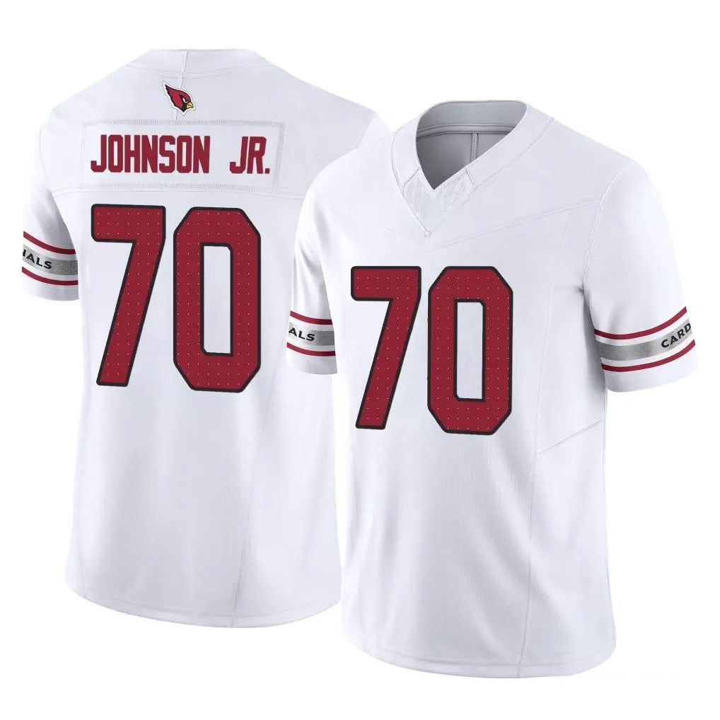 A.Cardinals #70 Paris Johnson Jr. Player White Vapor F.U.S.E. Limited Home Game Mdoa Stitched Jerseys