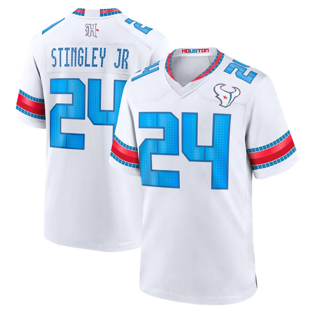 H.Texans #24 Derek Stingley Jr. Player Whtie 2026 Rivalries Vapor Home Game Mdoa Stitched jerseys