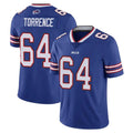 B.Bills #64 O'Cyrus Torrence Player Royal Vapor Untouchable Limited Mdoa Stitched Jerseys