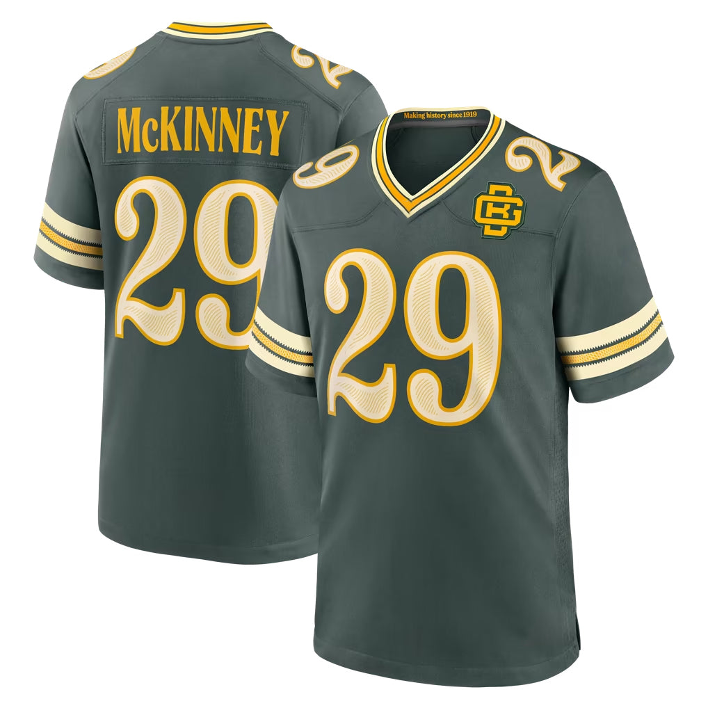 GB.Packers #29 Xavier McKinney Player Green 2026 Rivalries Collection Home Game Mdoa Stitched Jerseys
