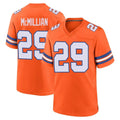 D.Broncos #29 Ja'Quan McMillian Player Orange Alternate Collection Throwback Game Mdoa Stitched Jerseys