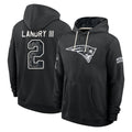 NE.Patriots #2 Harold Landry III Player 2026 Black Logo Pullover Hoodies Limited Game Mdoa Stitched Jerseys