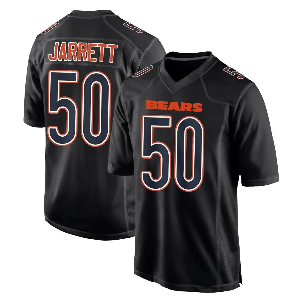 C.Bears #50 Grady Jarrett Player Carbon Black Fashion Game Mdoa Stitched Jerseys