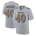 B.Ravens #40 Teddye Buchanan Player Gray Color Rush Vapor Untouchable Game Mdoa Stitched Jerseys
