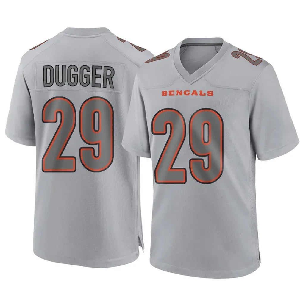 C.Bengals #29 Kyle Dugger Player Gray Atmosphere Fashion Game Mdoa Stitched Jerseys