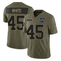 D.Lions #45 Devin White Player Olive 2025 Salute To Service Limited Home Game Mdoa Stitched Jerseys