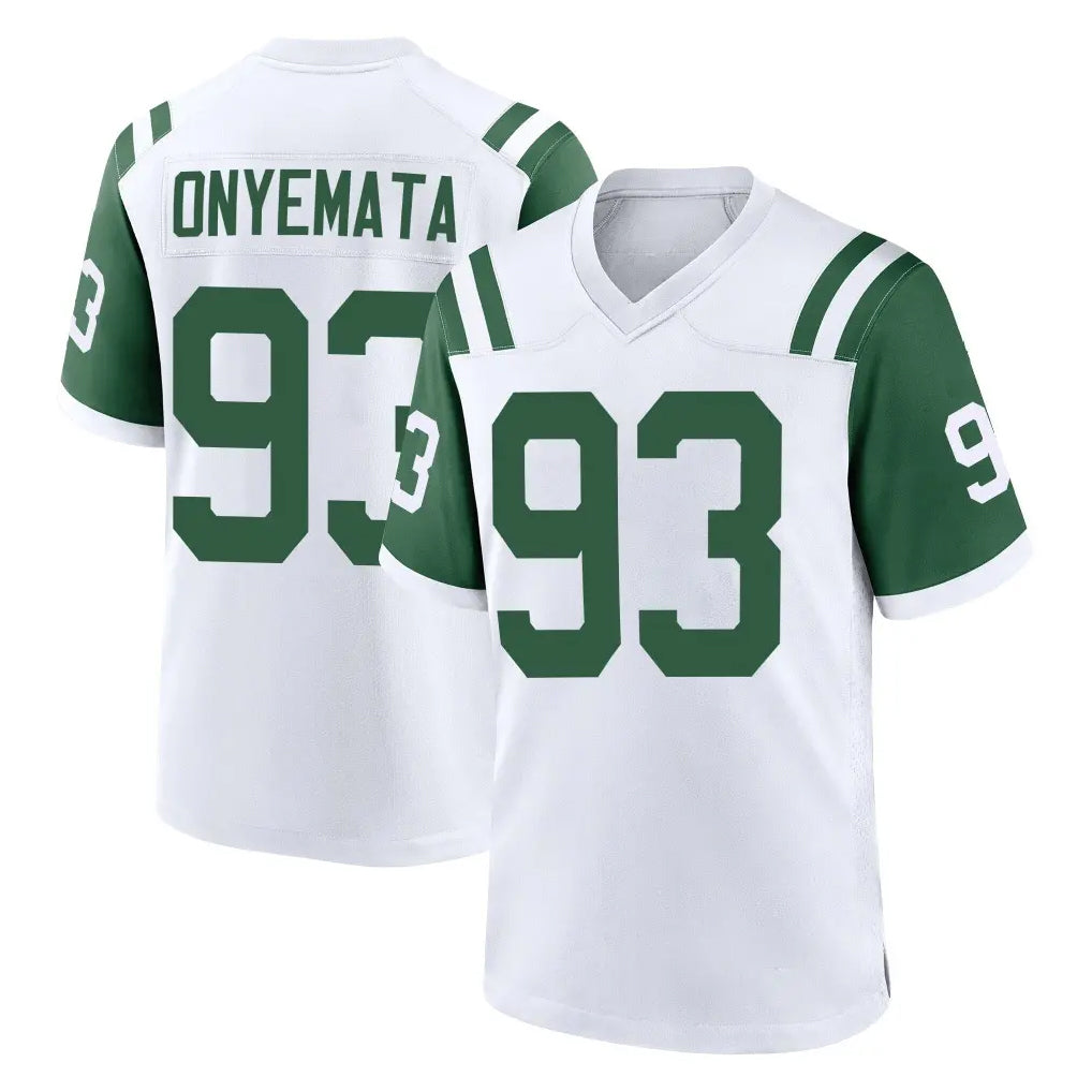 NY.Jets #93 David Onyemata Player White Classic Home Game Mdoa Stitched Jerseys