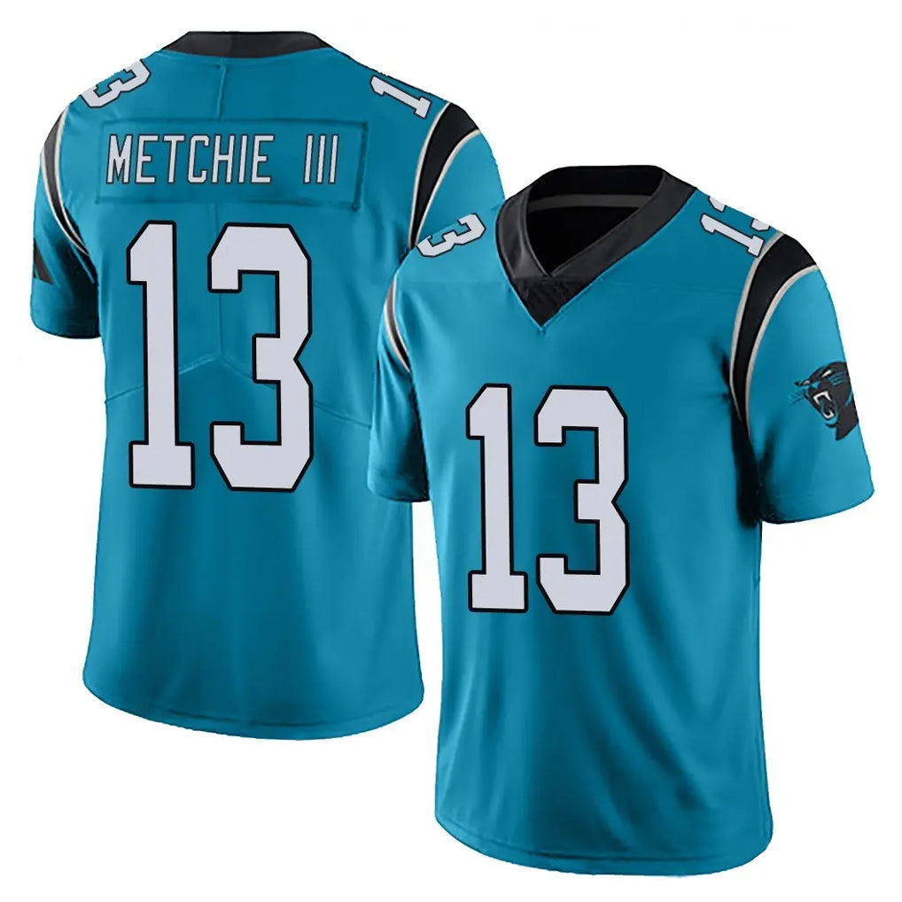 C.Panthers #13 John Metchie III Player Blue Vapor Untouchable Limited Game Mdoa Stitched Jerseys