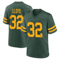 GB.Packers #32 MarShawn Lloyd Player Green Alternate Home Game Mdoa Stitched Jerseys
