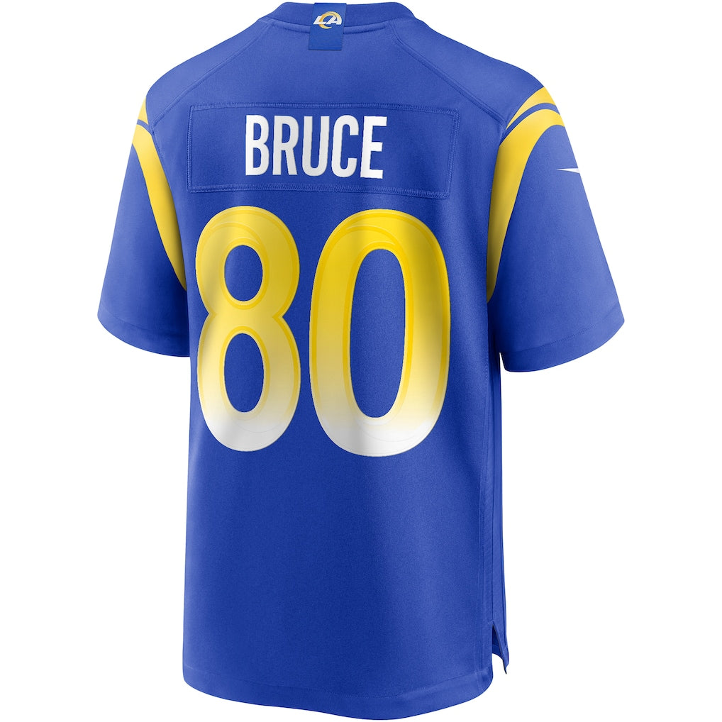 Mdoa LA.Rams #80 Isaac Bruce Royal Game Retired Player Jersey