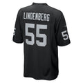 Mdoa LV.Raiders #55 Cody Lindenberg Black Team Game Jersey