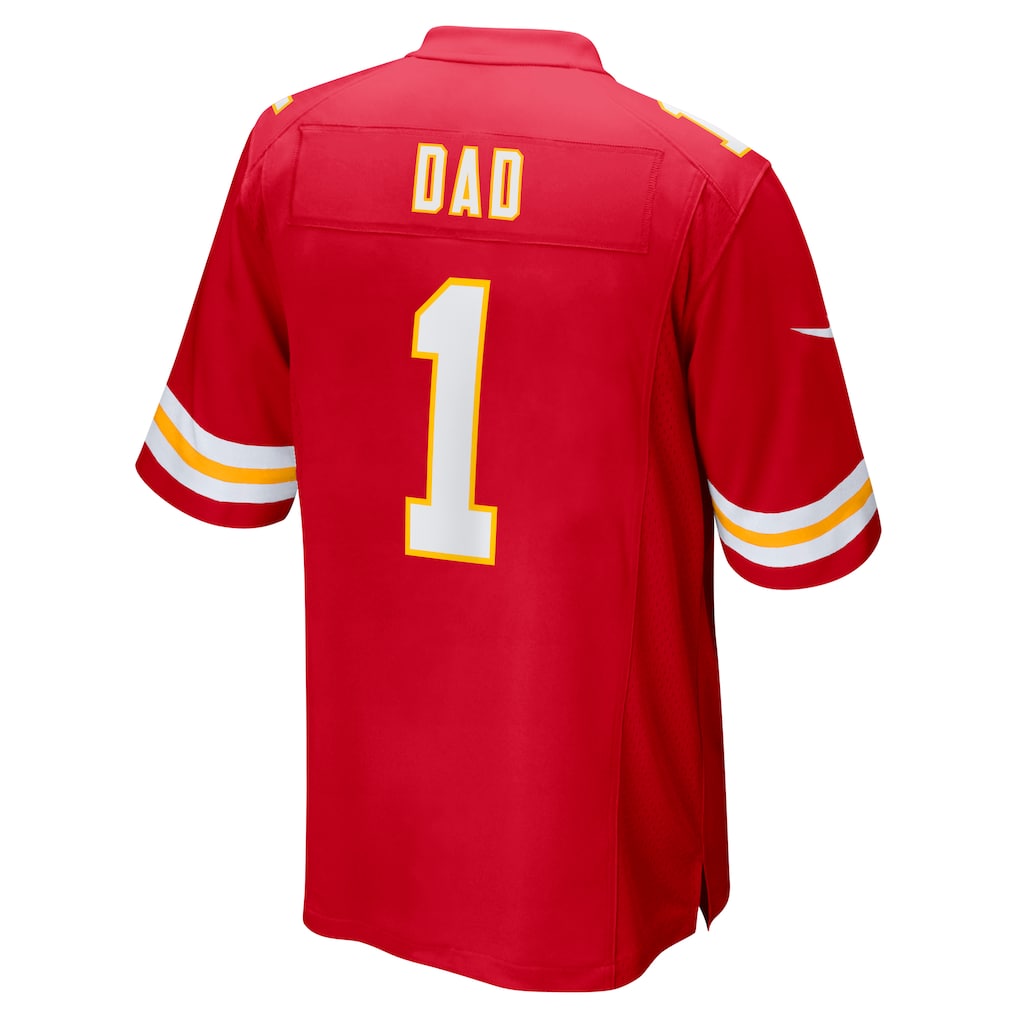 Mdoa KC.Chiefs #1 Dad Red Game Jersey