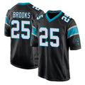 C.Panthers #25 Jonathon Brooks Player Black Home Game Mdoa Stitched Jerseys