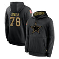D.Cowboys #78 Terence Steele Player Black Salute to Service Pullover Hoodies Limited Mdoa Stitched Jerseys
