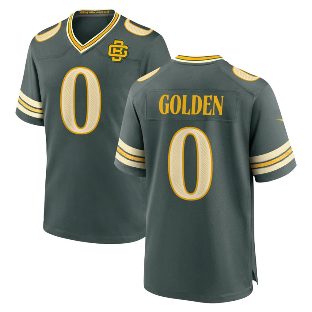 GB.Packers #0 Matthew Golden Player Green 2026 Rivalries Collection Home Game Mdoa Stitched Jerseys