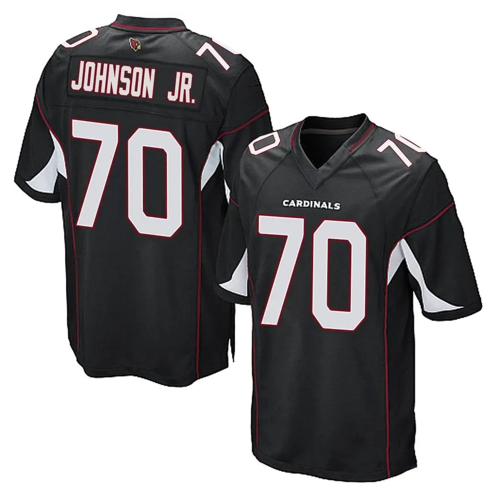 A.Cardinals #70 Paris Johnson Jr. Player Black Home Game Mdoa Stitched Jerseys