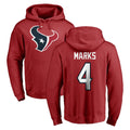 H.Texans #4 Woody Marks Player Red Pro Line Pullover Hoodie Limited Game Mdoa Stitched Jerseys
