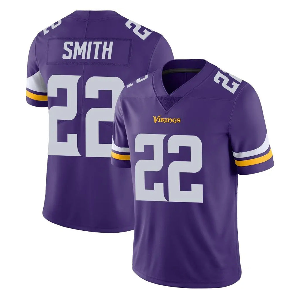 MN.Vikings #22 Harrison Smith Player Purple Limited Vapor Untouchable Home Game Mdoa Stitched Jerseys