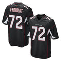 A.Cardinals #72 Hjalte Froholdt Player Black Home Game Mdoa Stitched Jerseys