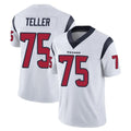 H.Texans #75 Wyatt Teller Player White Limited Vapor Untouchable Home Game Mdoa Stitched Jerseys