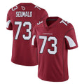 A.Cardinals #73 Isaac Seumalo Player Cardinal Vapor Limited Home Game  Mdoa Stitched Jerseys