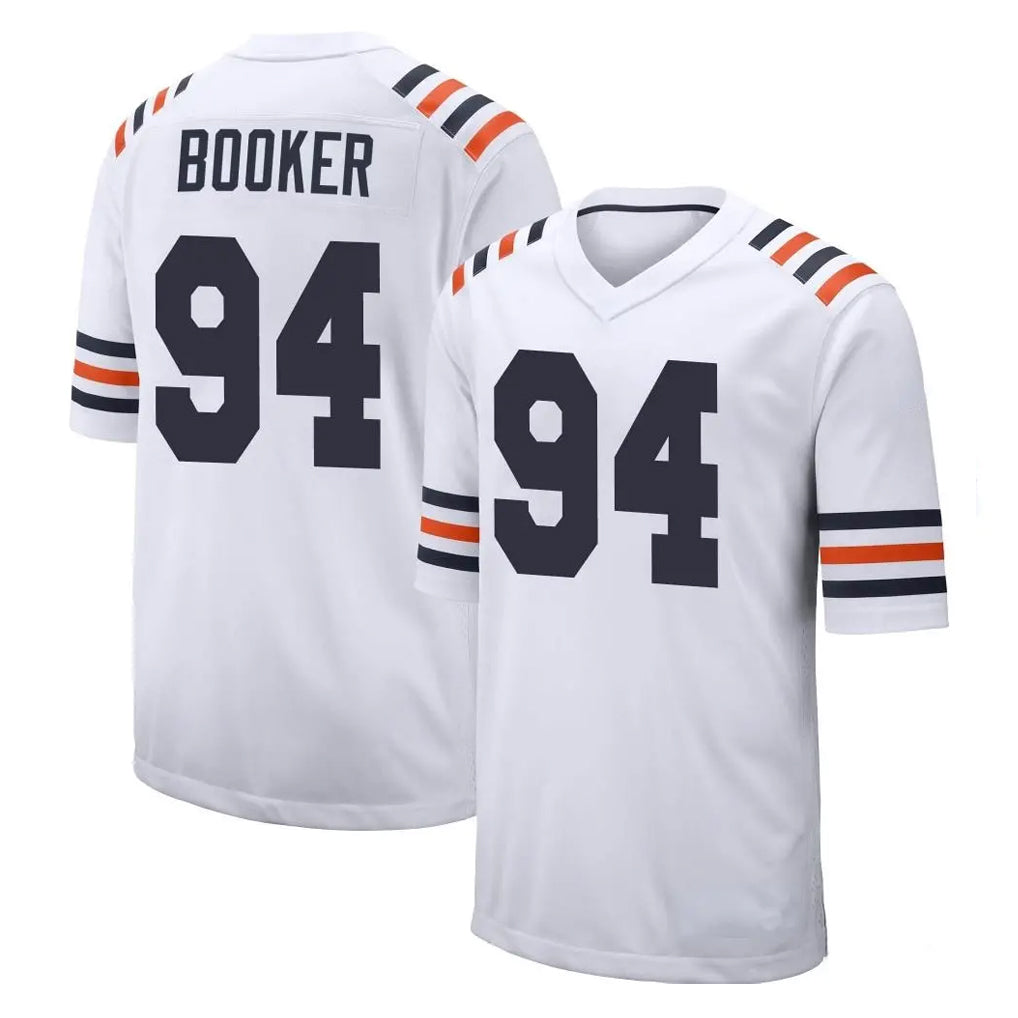 C.Bears #94 Austin Booker Player White Classic Home Game Mdoa Stitched Jerseys