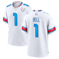 H.Texans #1 Tank Dell Player Whtie 2026 Rivalries Vapor Home Game Mdoa Stitched jerseys