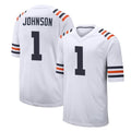 C.Bears #1 Jaylon Johnson Player White Classic Home Game Mdoa Stitched Jerseys