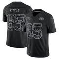 Mdoa SF.49ers #85 George Kittle Player Black Limited 2026 Salute to Service Home Game Stitched Jerseys