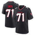 H.Texans #71 Braden Smith Player Navy Team Home Game Mdoa Stitched Jerseys